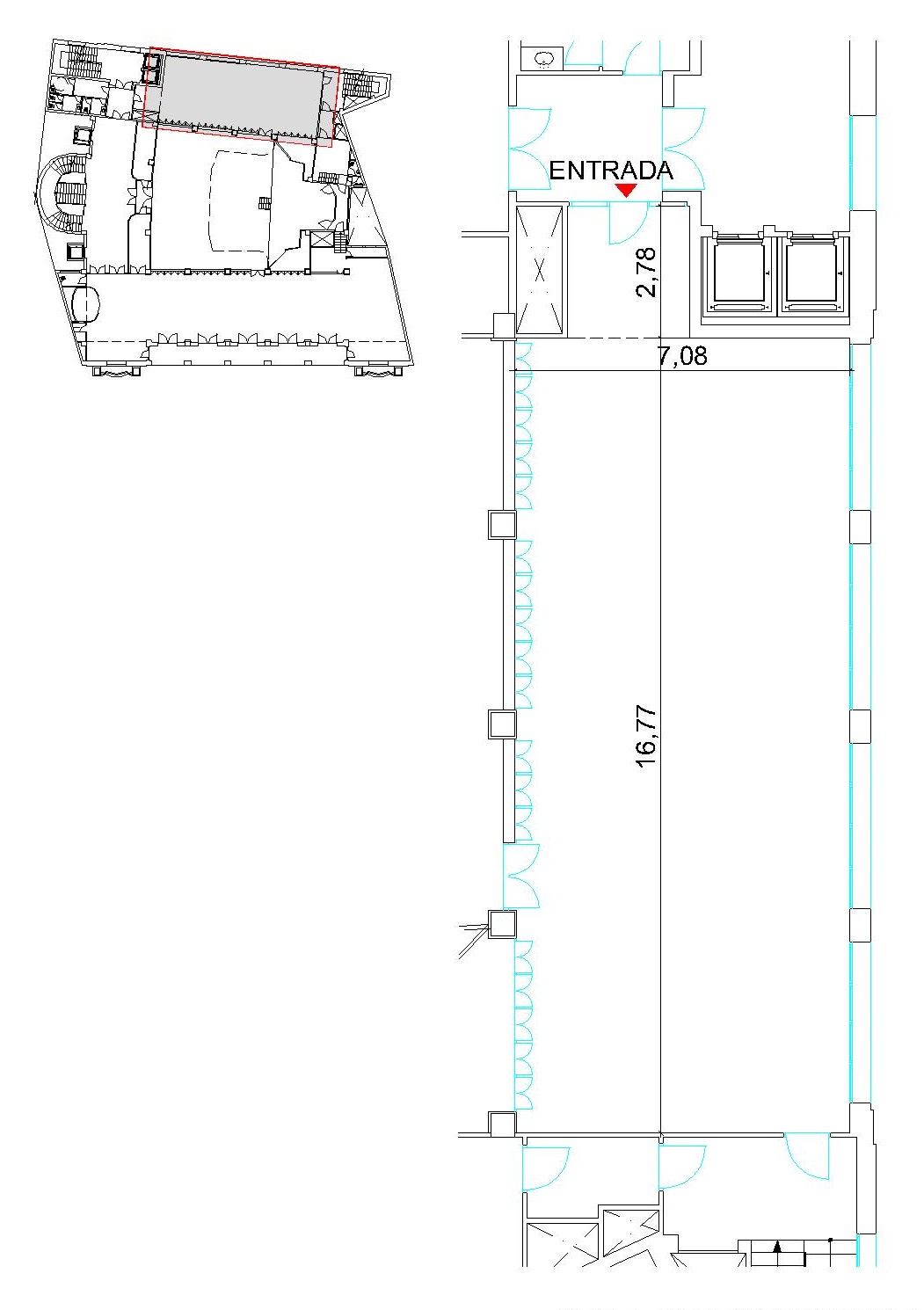 Sala de Exposiciones Plano Sala de Exposiciones