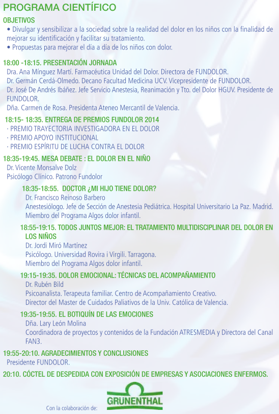 Descarga el Programa de la Jornada