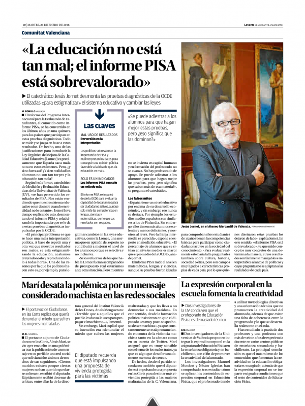 Noticia publicada en Levante-EMV