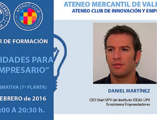 Daniel Martínez inicia el I Taller de Formación para Emprendedores